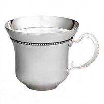 обзорное фото Серебряная кофейная чашка Джоли серебро 925 пробы 037326  Серебряные чашки