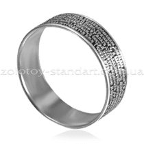 обзорное фото Серебряное кольцо для водителя 390082С  Серебряные кольца без вставок