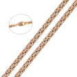 Чоловічий ланцюг в комбінованому золоті 038619 детальне зображення ювелірного виробу