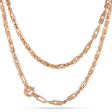 Мужская цепь из красного и белого золота 038616 детальное изображение ювелирного изделия Золотые цепочки мужские